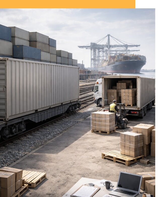 Мультимодальные перевозки грузов по миру от 46382 руб