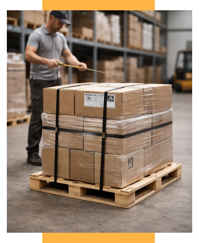 Упаковка и паллетирование грузов от 3607 р. | СетСервис-Тхр