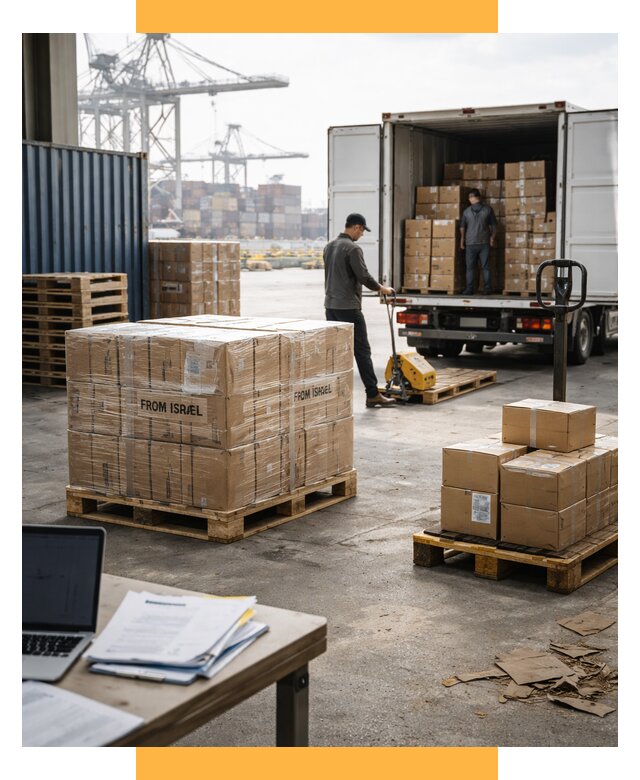 Доставка грузов из Израиля от 15461 р., логистика от СетСервис-Тхр
