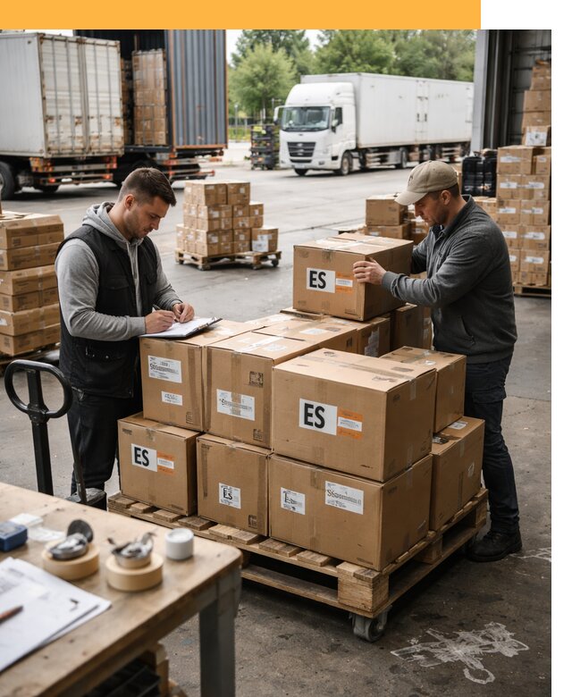 Доставка грузов в Испанию автотранспортом от 36075 руб