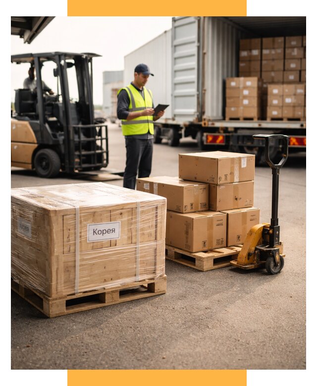Доставка грузов в Корею из России от 36075 р. | СетСервис-Тхр
