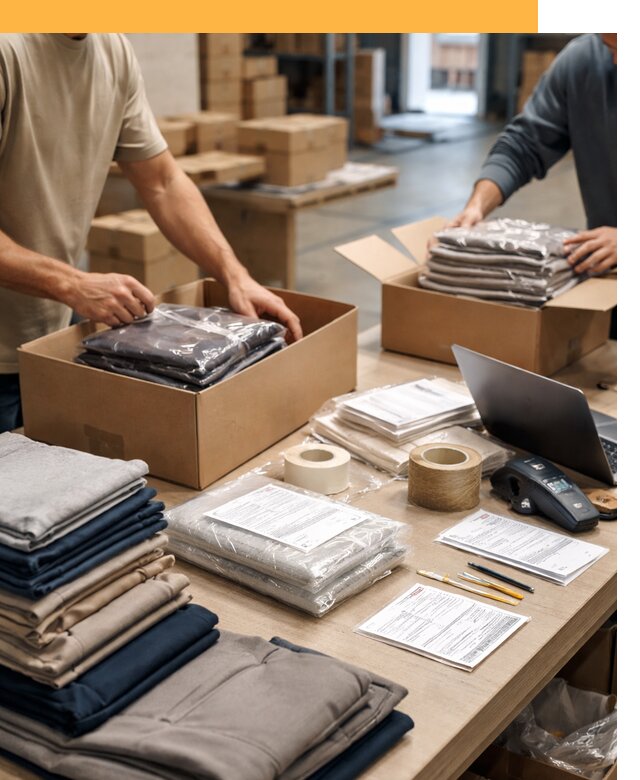 Перевозка одежды по миру от 7730 руб. с таможенным оформлением