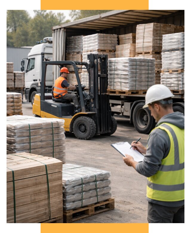 Перевозка строительных материалов от 5669 р. | СетСервис-Тхр